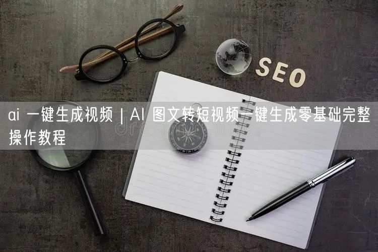 ai 一键生成视频｜AI 图文转短视频一键生成零基础完整操作教程