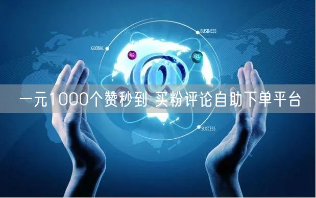 一元1000个赞秒到 买粉评论自助下单平台