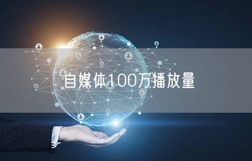 自媒体100万播放量