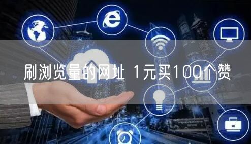 刷浏览量的网址 1元买100个赞