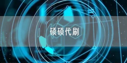 硕硕代刷