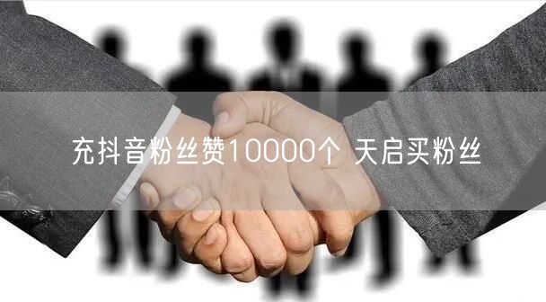 充抖音粉丝赞10000个 天启买粉丝