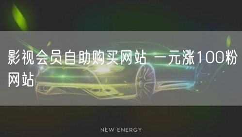 影视会员自助购买网站 一元涨100粉网站