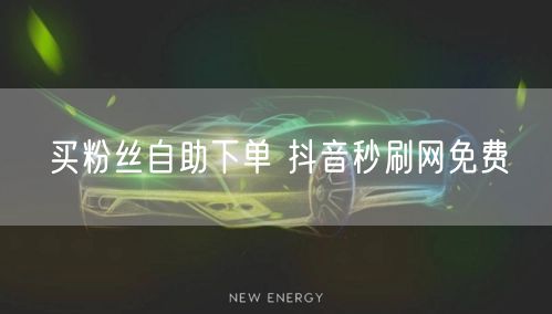 买粉丝自助下单 抖音秒刷网免费