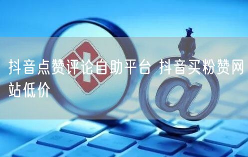 抖音点赞评论自助平台 抖音买粉赞网站低价