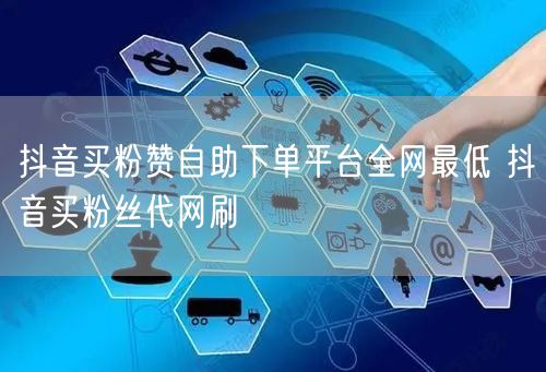 抖音买粉赞自助下单平台全网最低 抖音买粉丝代网刷
