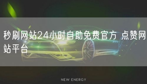 秒刷网站24小时自助免费官方 点赞网站平台