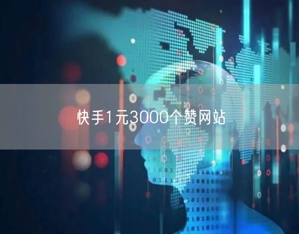 快手1元3000个赞网站