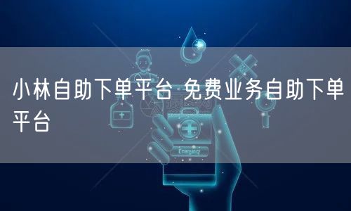 小林自助下单平台 免费业务自助下单平台