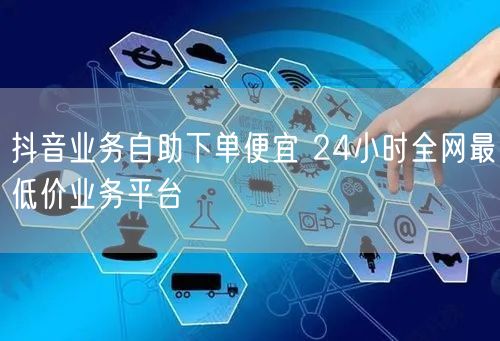 抖音业务自助下单便宜 24小时全网最低价业务平台